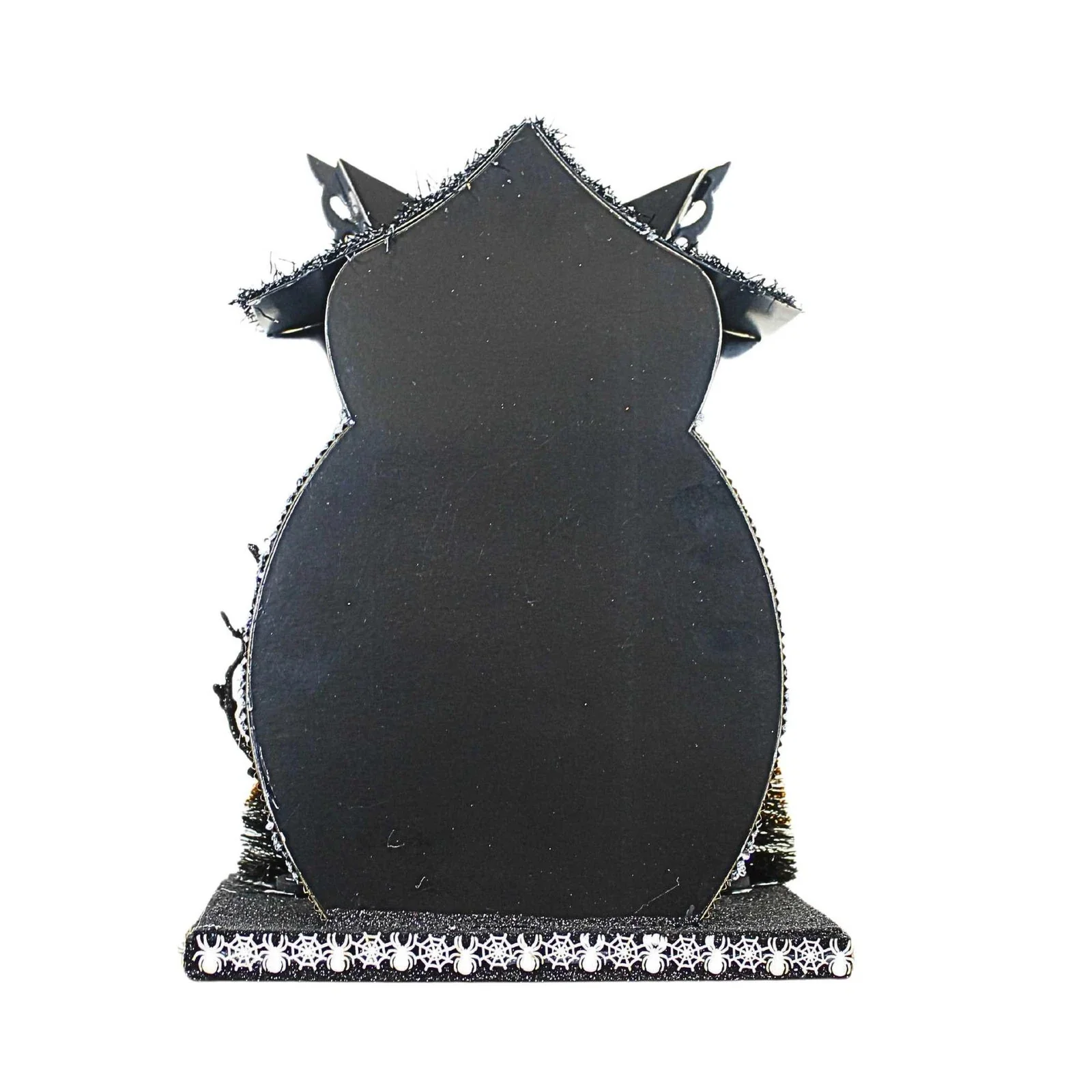 12" Lighted Owlhouse In Orange And Black (2 Styles - Sold individually) - Image 5