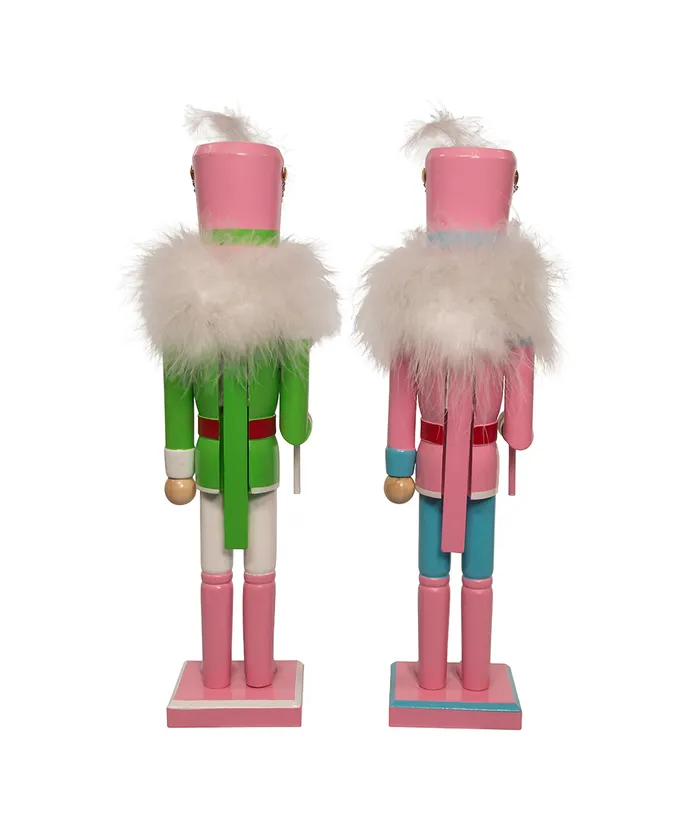 15" Pastel Soldier Nutcrackers (2 Styles – Sold individually) - Image 3