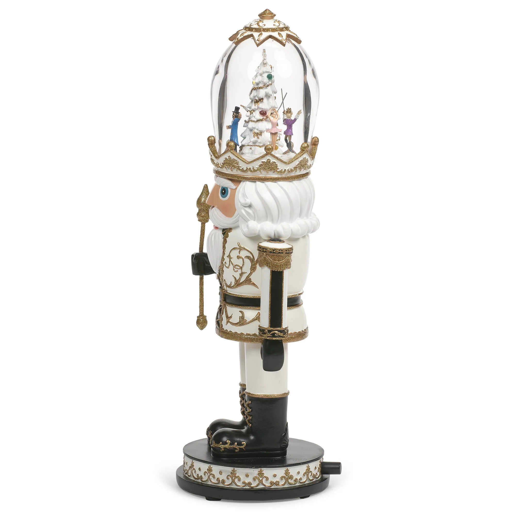 Lighted Musical Nutcracker W/ Rotation, 16" - Image 6