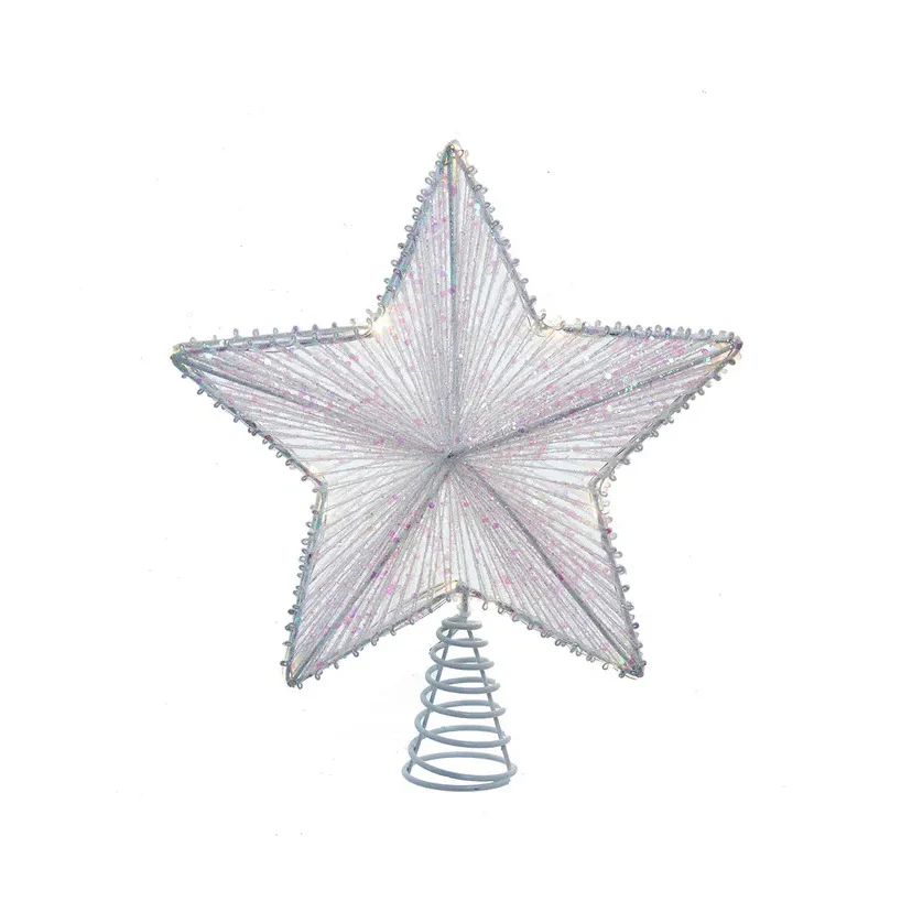 20-Light Warm White LED Star Treetop, 11.5"