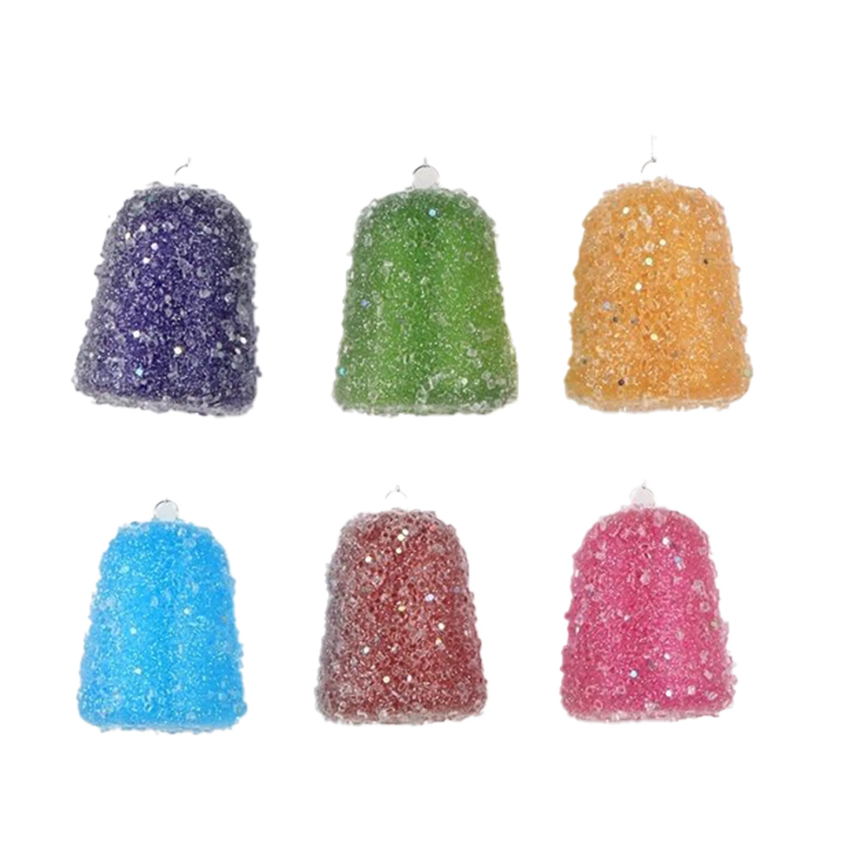 4.3' Gum Drop Garland w/Glitter & Beads