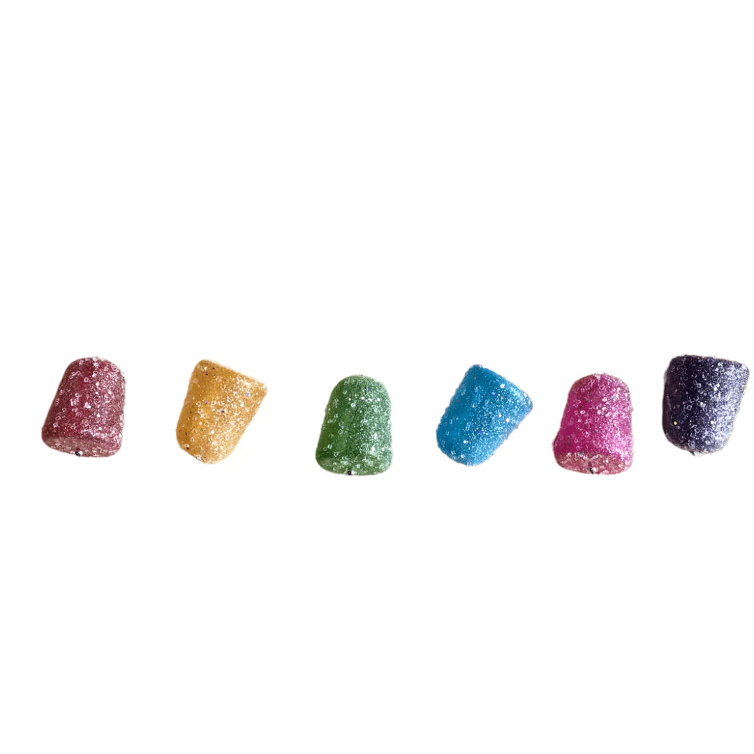4.3' Gum Drop Garland w/Glitter & Beads - Image 2