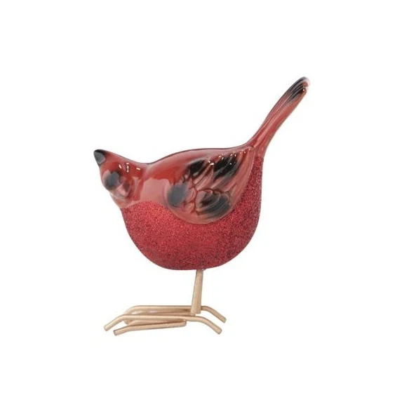 Red Ceramic Cardinal, 4.5" (3 Styles - sold individually) - Image 5