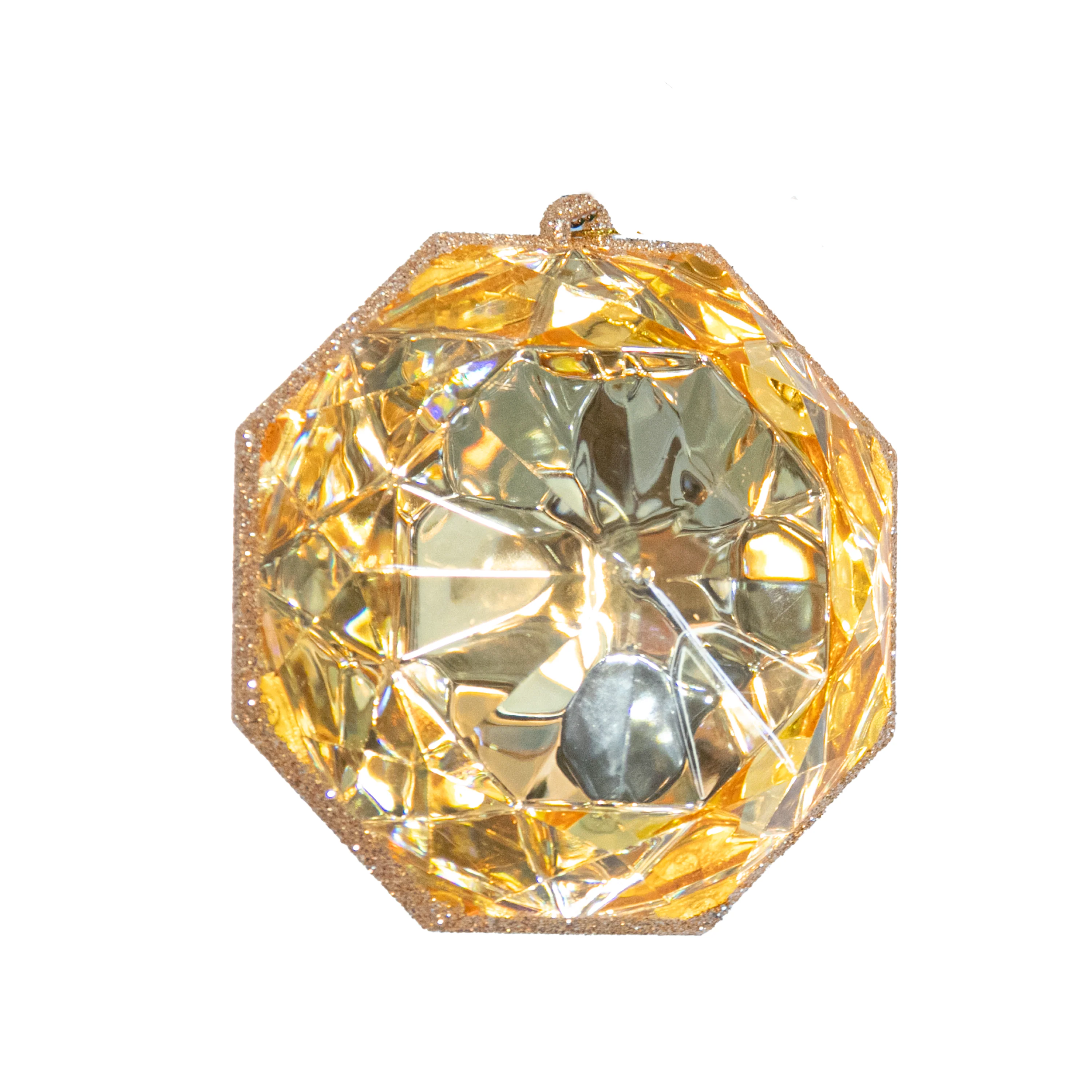 4" Acrylic Precious Gems Ornament (Champagne/Clearbrite) (2 Styles - Sold individually) - Image 3