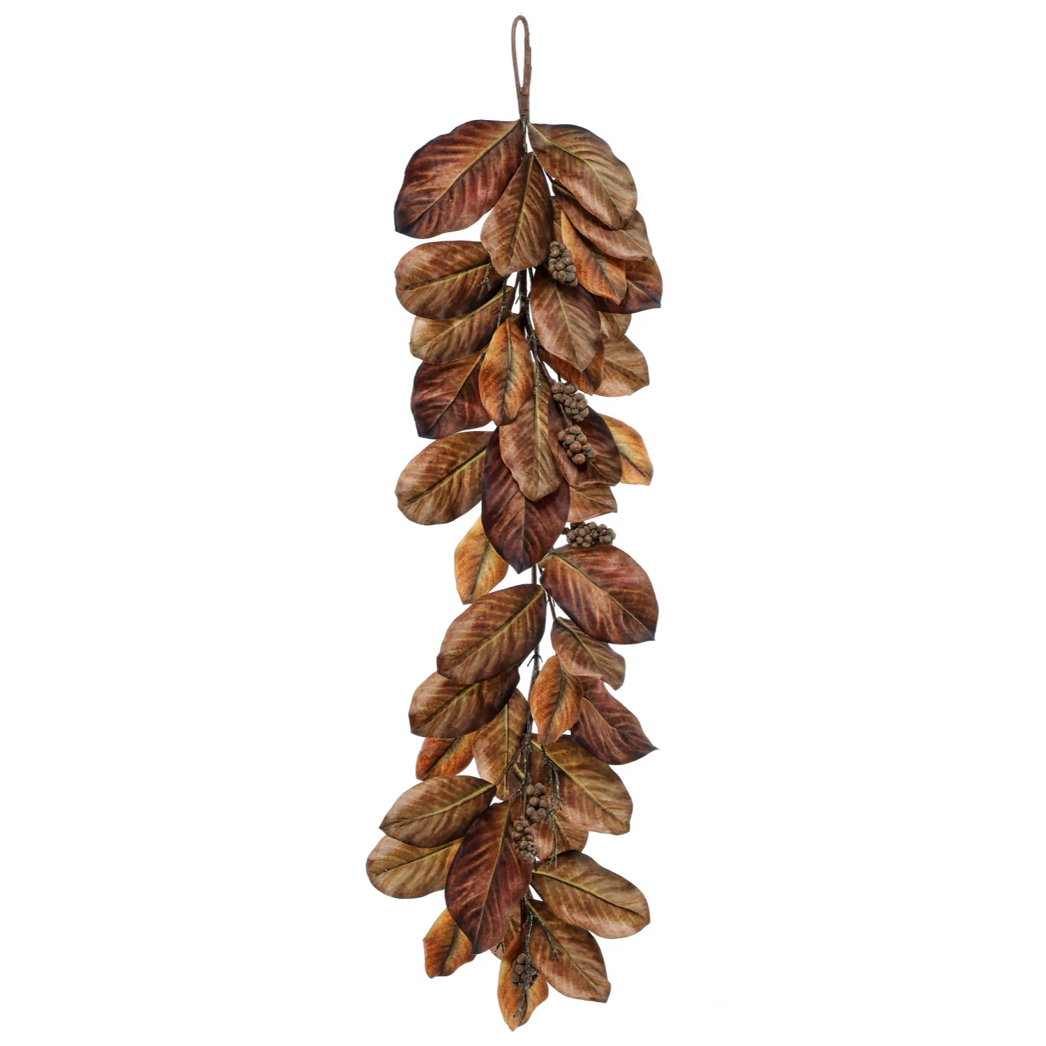 48" Harvest Magnolia Garland - Image 2