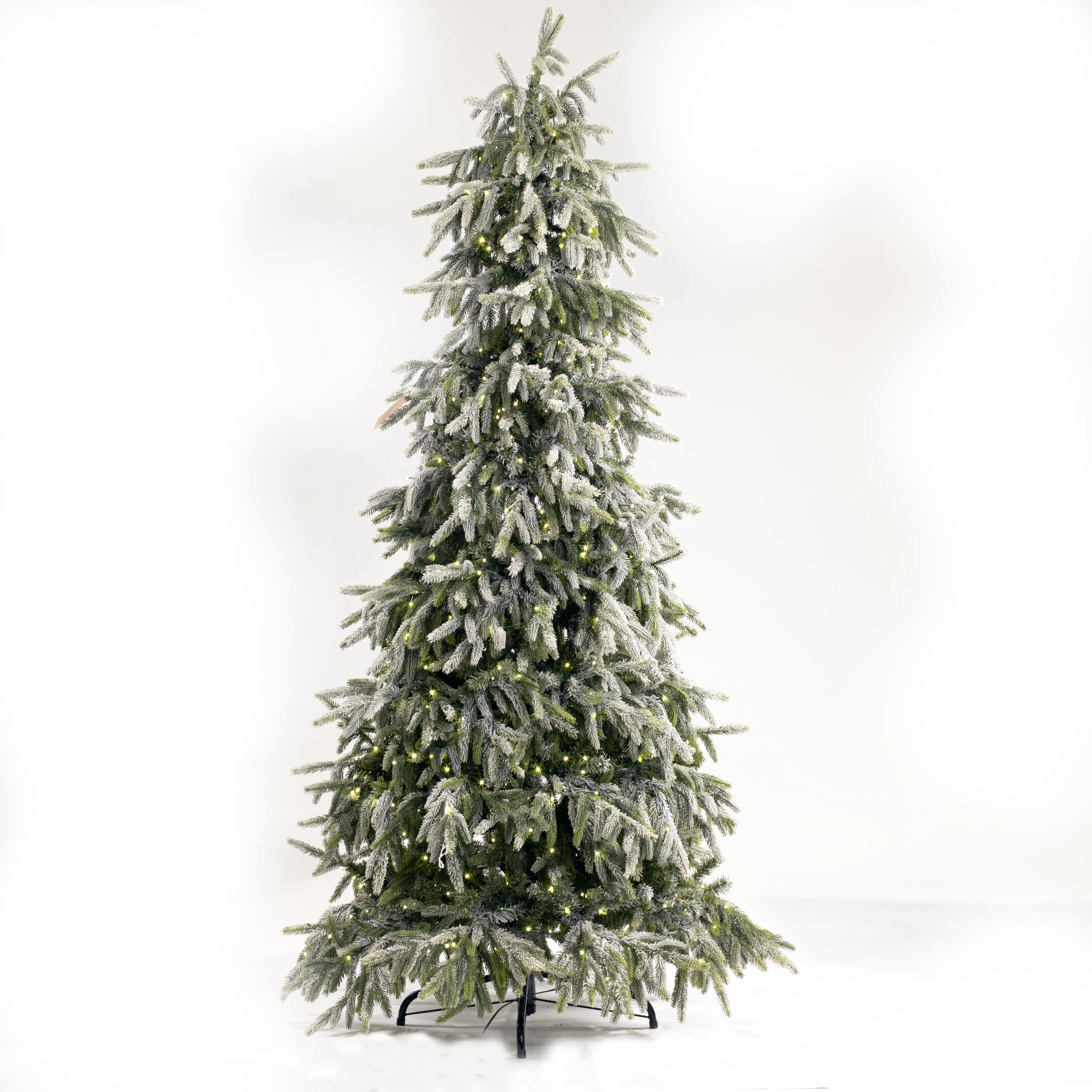 Flocked Tyrol Pine Tree, LED Lit, 6.5' - Image 2