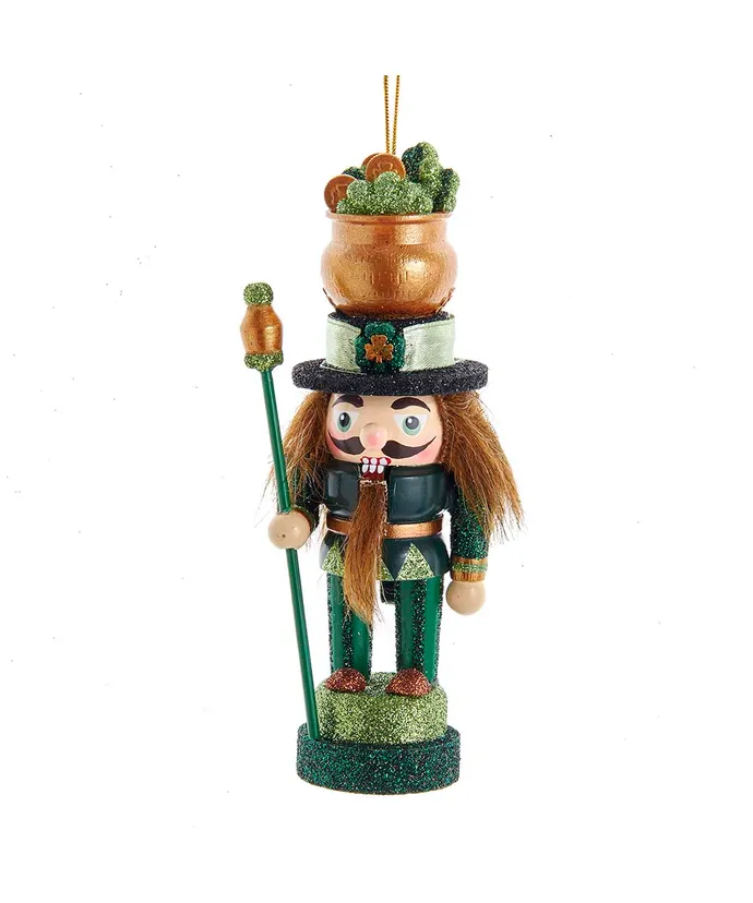 Hollywood Nutcrackers™ Irish Nutcracker Ornament, 6"