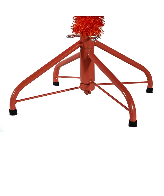 6' Pre-Lit Orange Incandescent Orange Slim Tree - Image 5