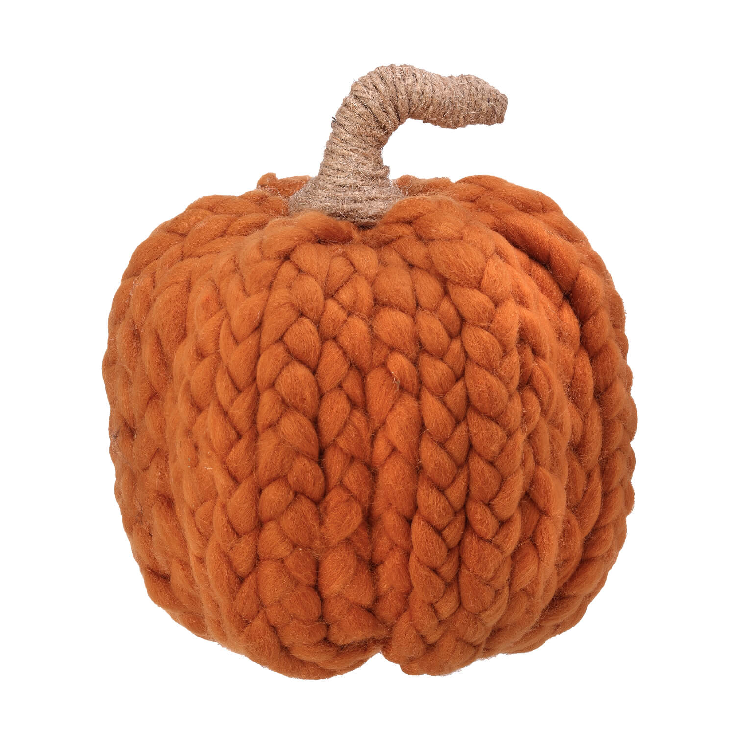 Woven Yarn Pumpkin, 8.5" (2 styles - sold individually) - Image 2