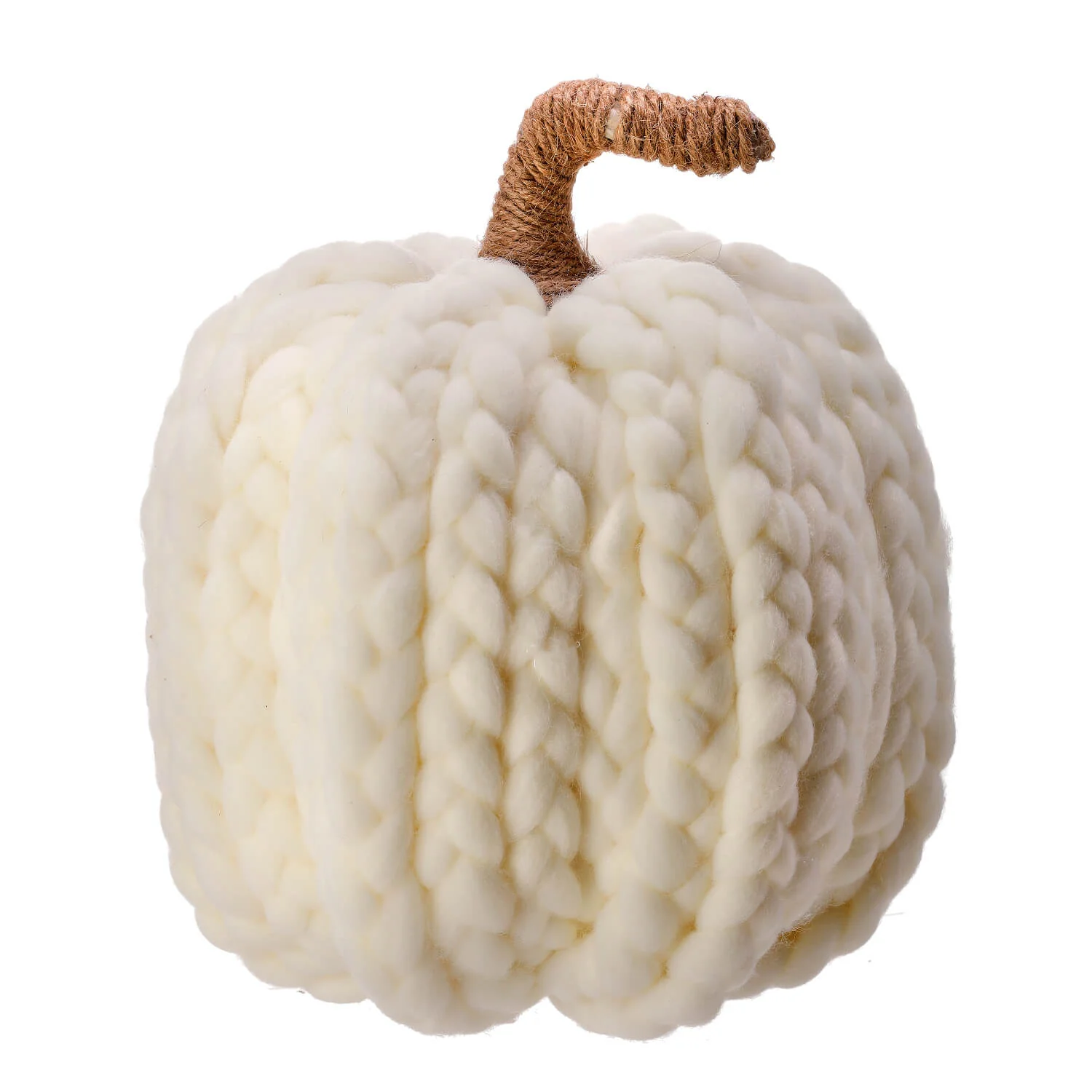 Woven Yarn Pumpkin, 8.5" (2 styles - sold individually) - Image 3