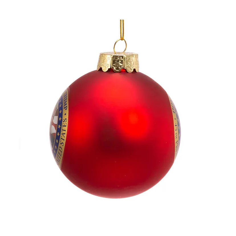 President Trump Glass Ball Ornament, 3" - Image 4
