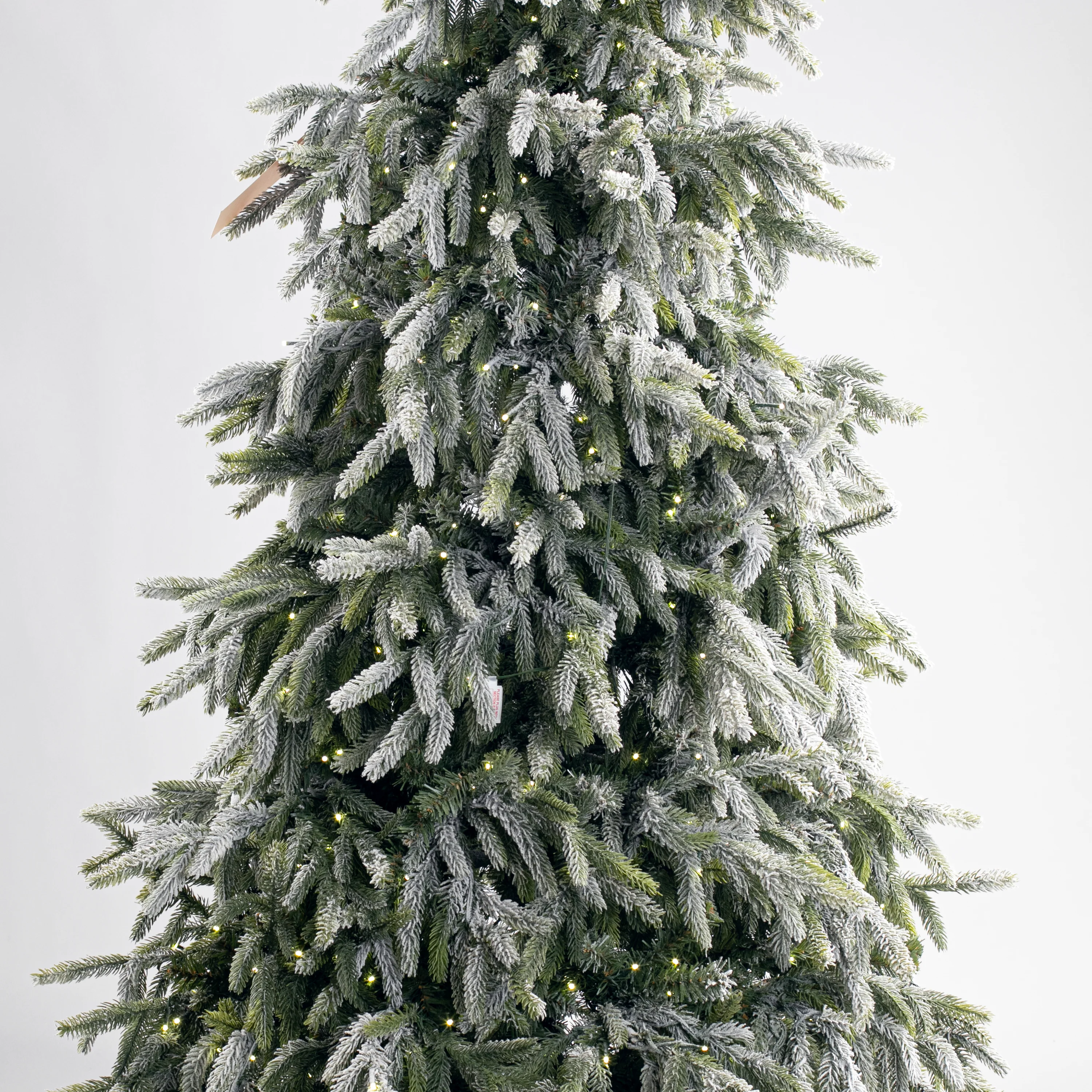 Flocked Tyrol Pine Tree, LED Lit, 6.5'