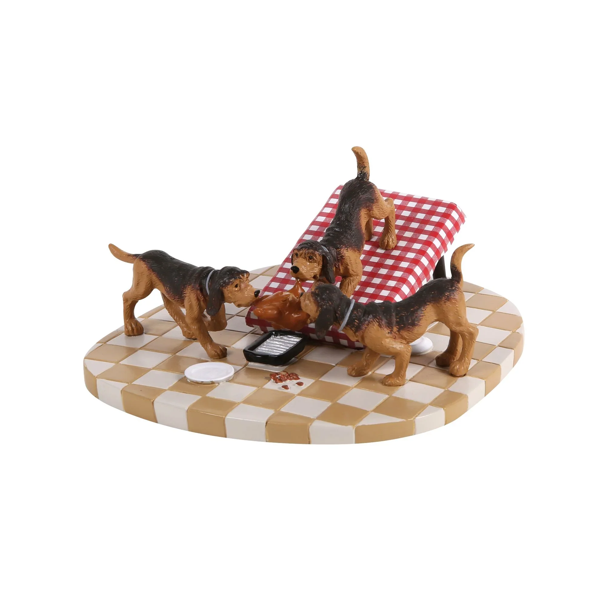 A Christmas Story Village - Turkey For The Hounds Figurine, 2.4" - Image 3