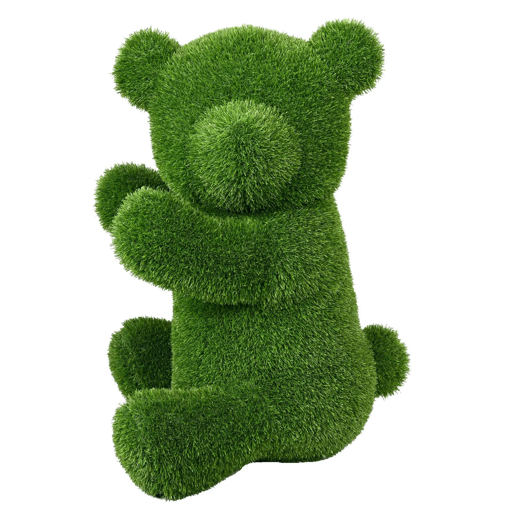 Green Bear-Shaped Artificial Turf Animal Topiary - Image 4