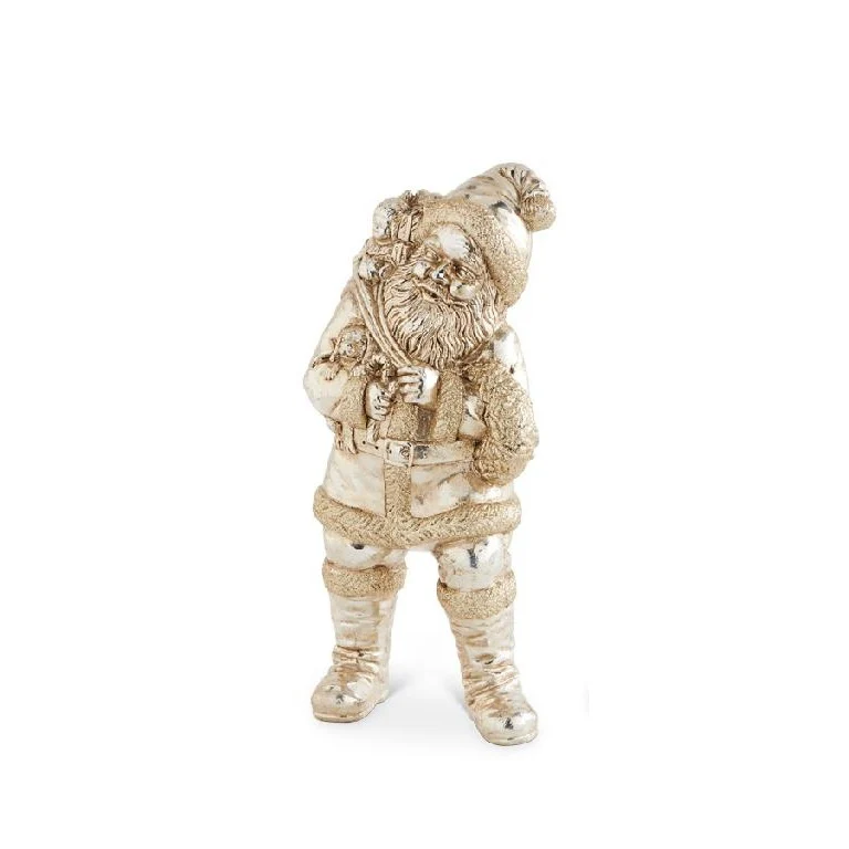 Antique Silver Santa, 10" (3 styles - sold individually) - Image 2