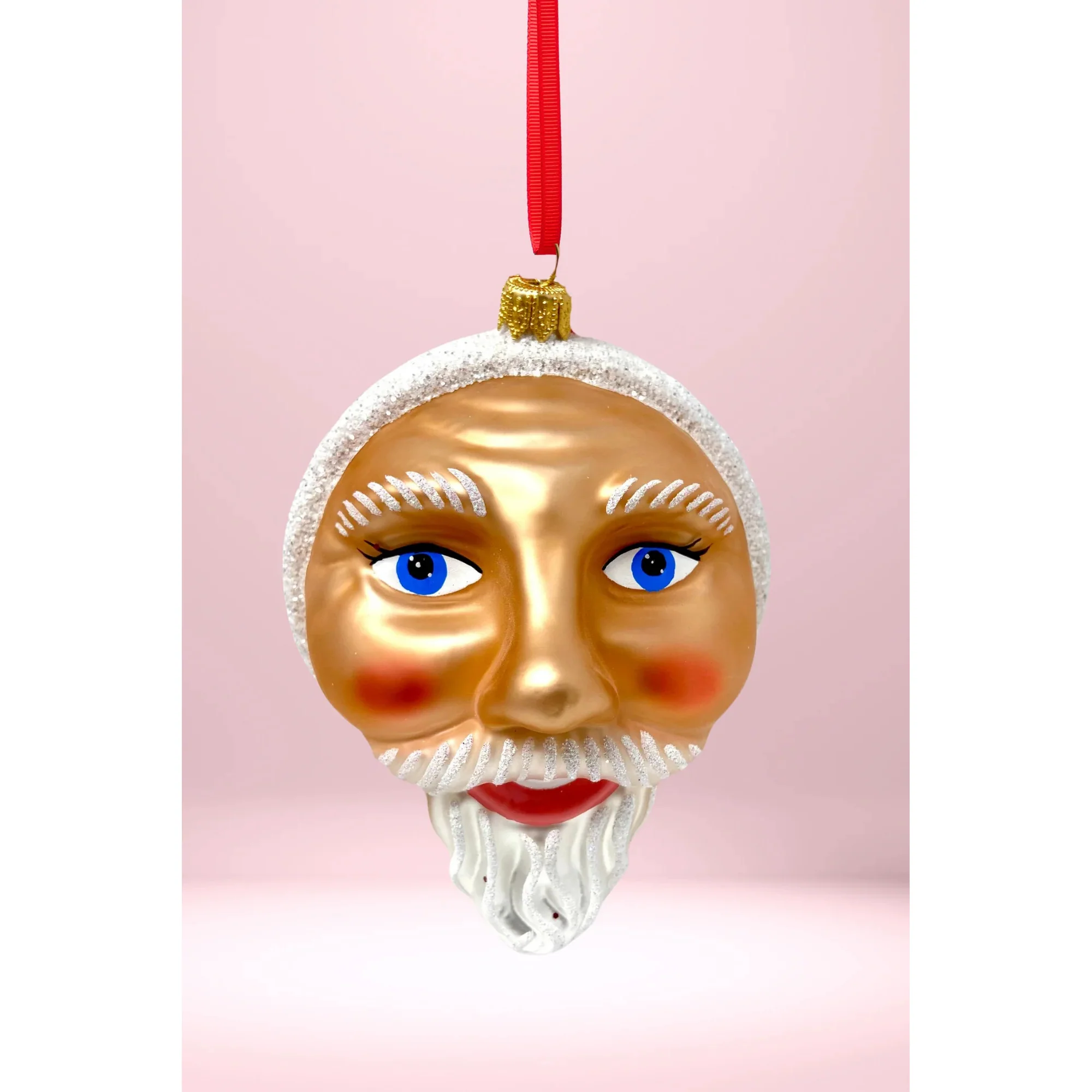 Babbo Natale Polish Glass Ornament, 5"