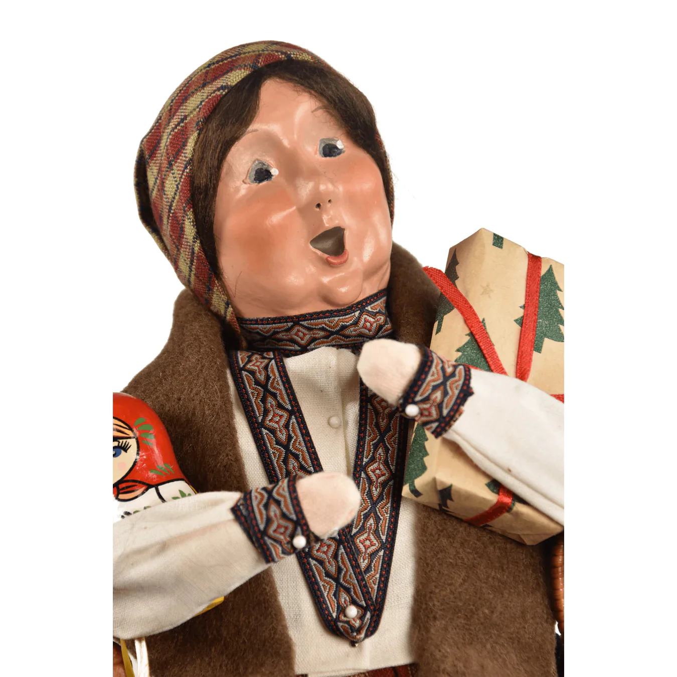 Baboushka Caroler Figurine, 13" - Image 2