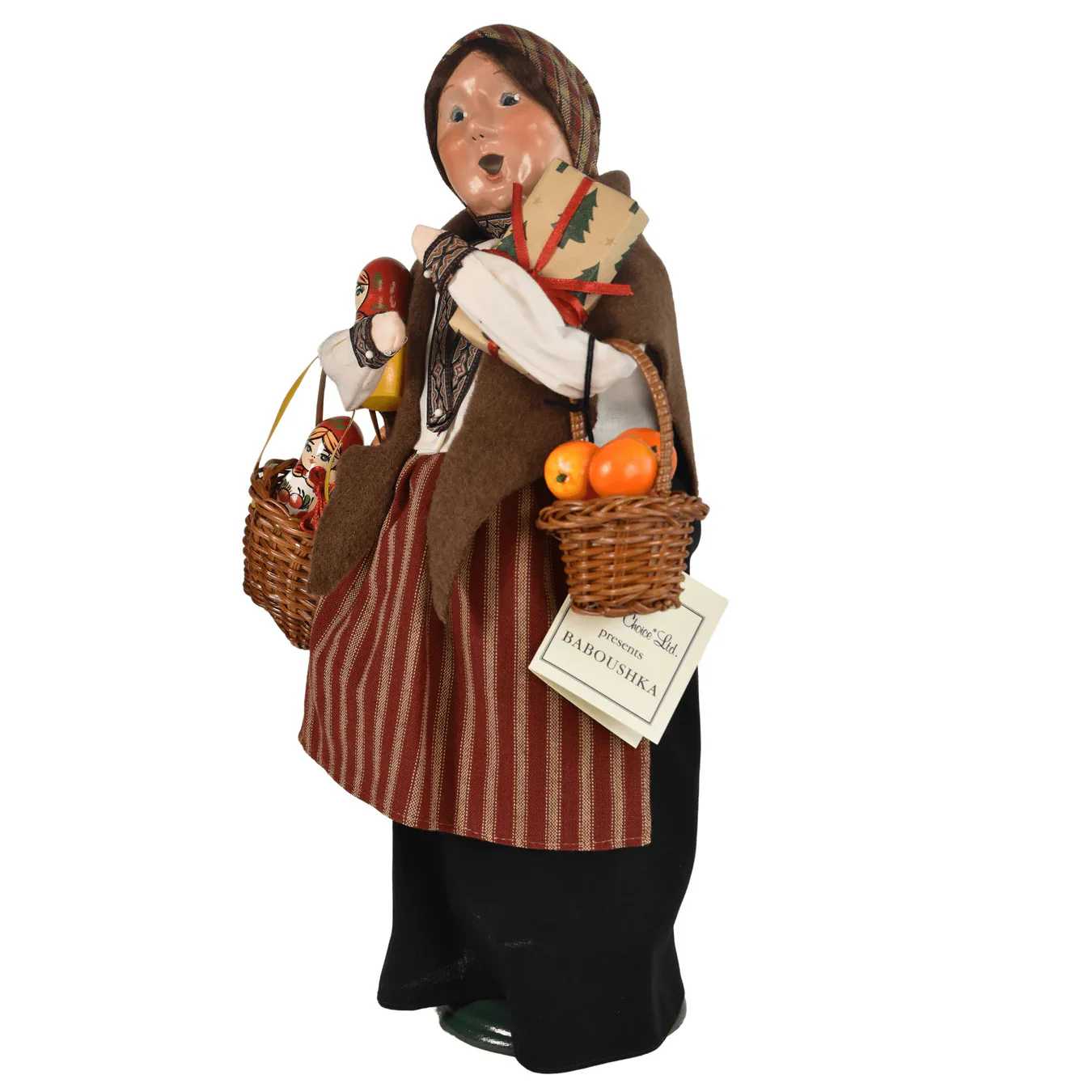 Baboushka Caroler Figurine, 13" - Image 4