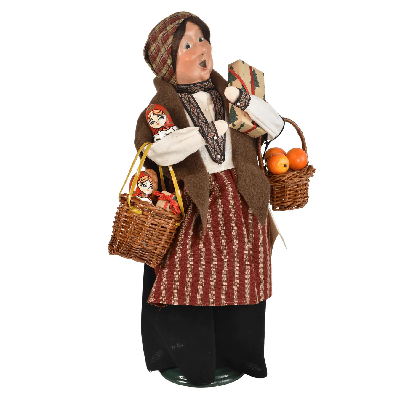 Baboushka Caroler Figurine, 13" - Image 6