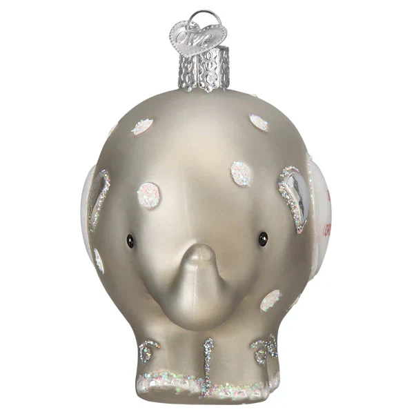 Baby's 1st Elephant Ornament - Image 3