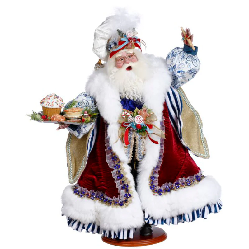 Baker Santa Figurine Large Figurine, 23"