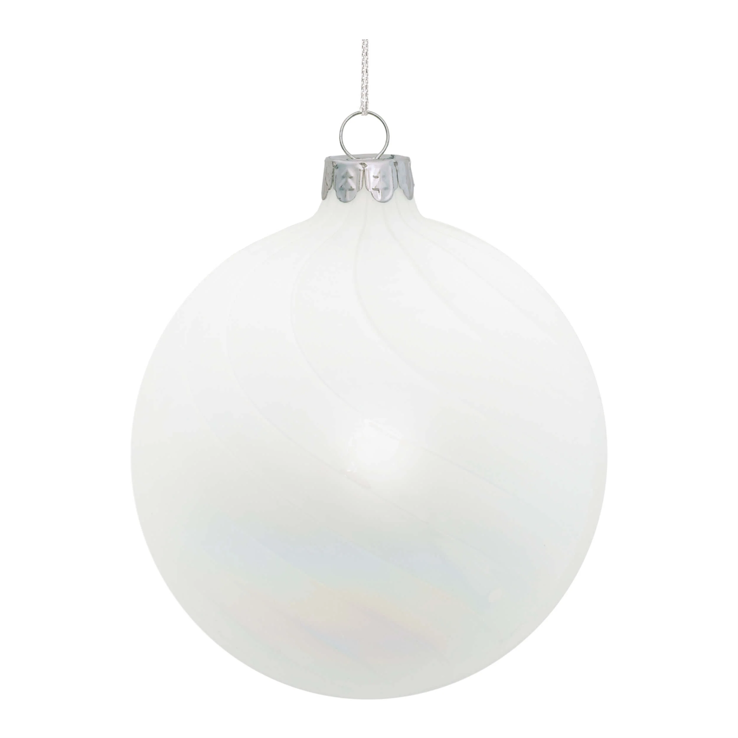 Glass Ball Ornament, 3"D / 4"D (2 Styles - Sold individually) - Image 3