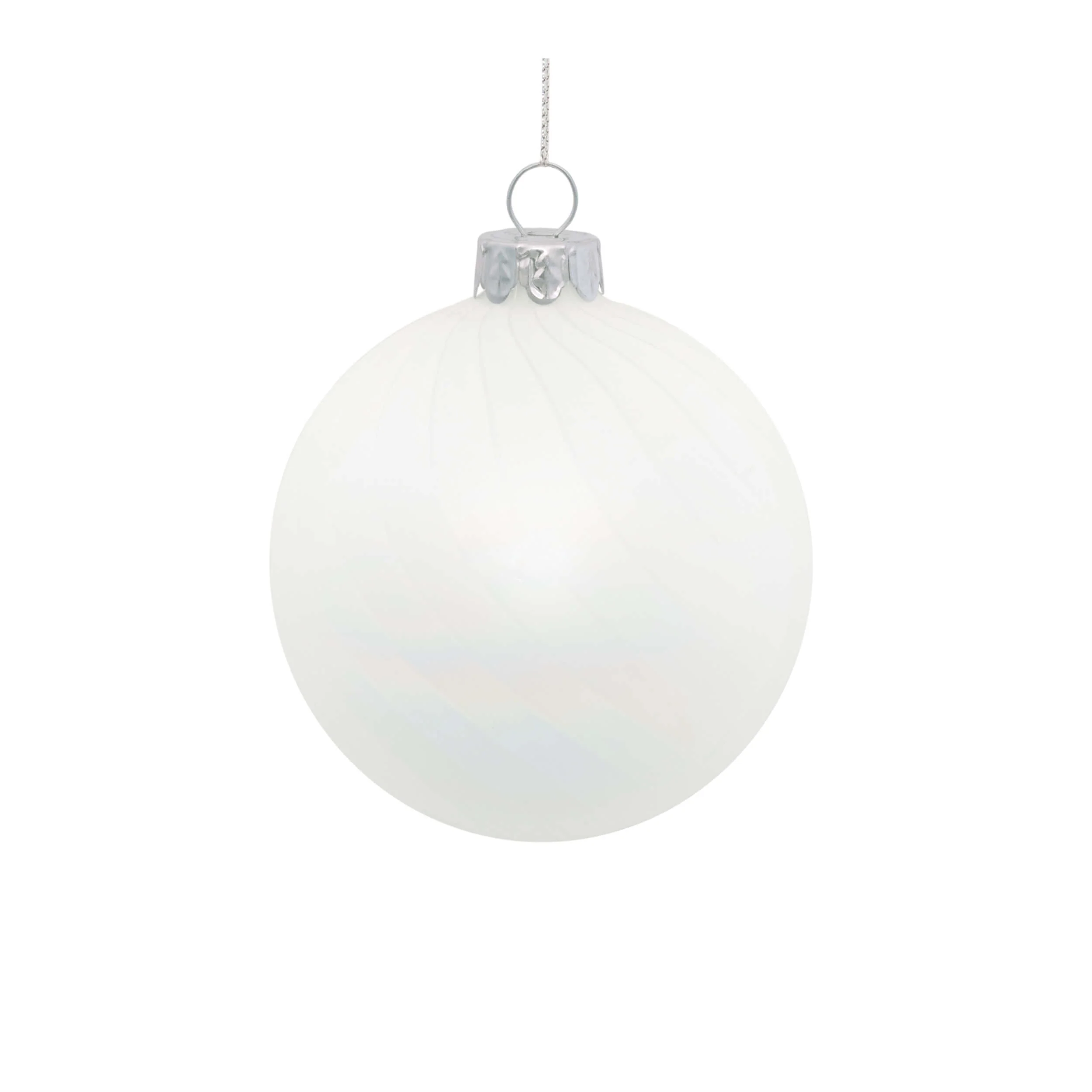Glass Ball Ornament, 3"D / 4"D (2 Styles - Sold individually) - Image 4