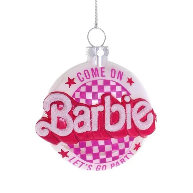 Barbie Party Ornament, 2.5"