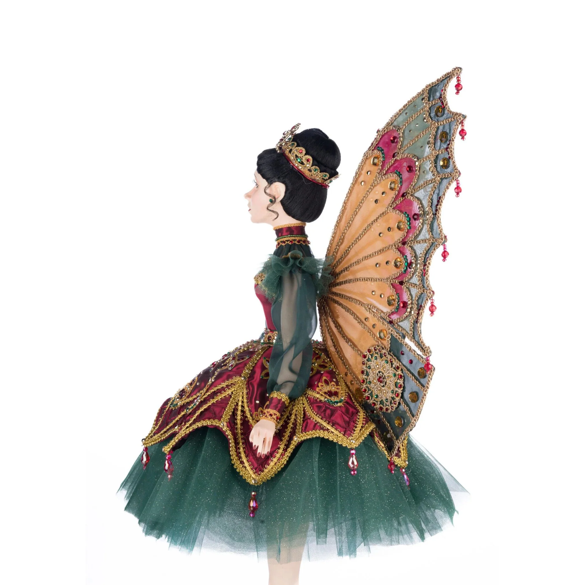 Belle Noelle Standing Fairy Ballerina Doll Figurine, 29.25" - Image 3