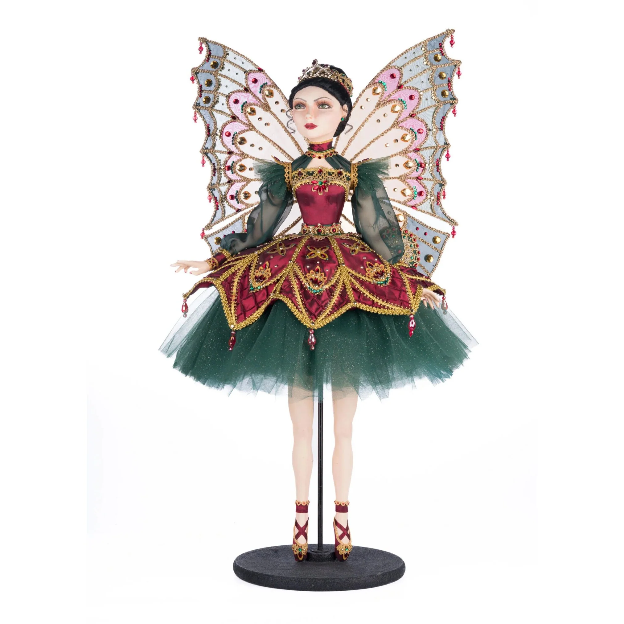 Belle Noelle Standing Fairy Ballerina Doll Figurine, 29.25" - Image 6