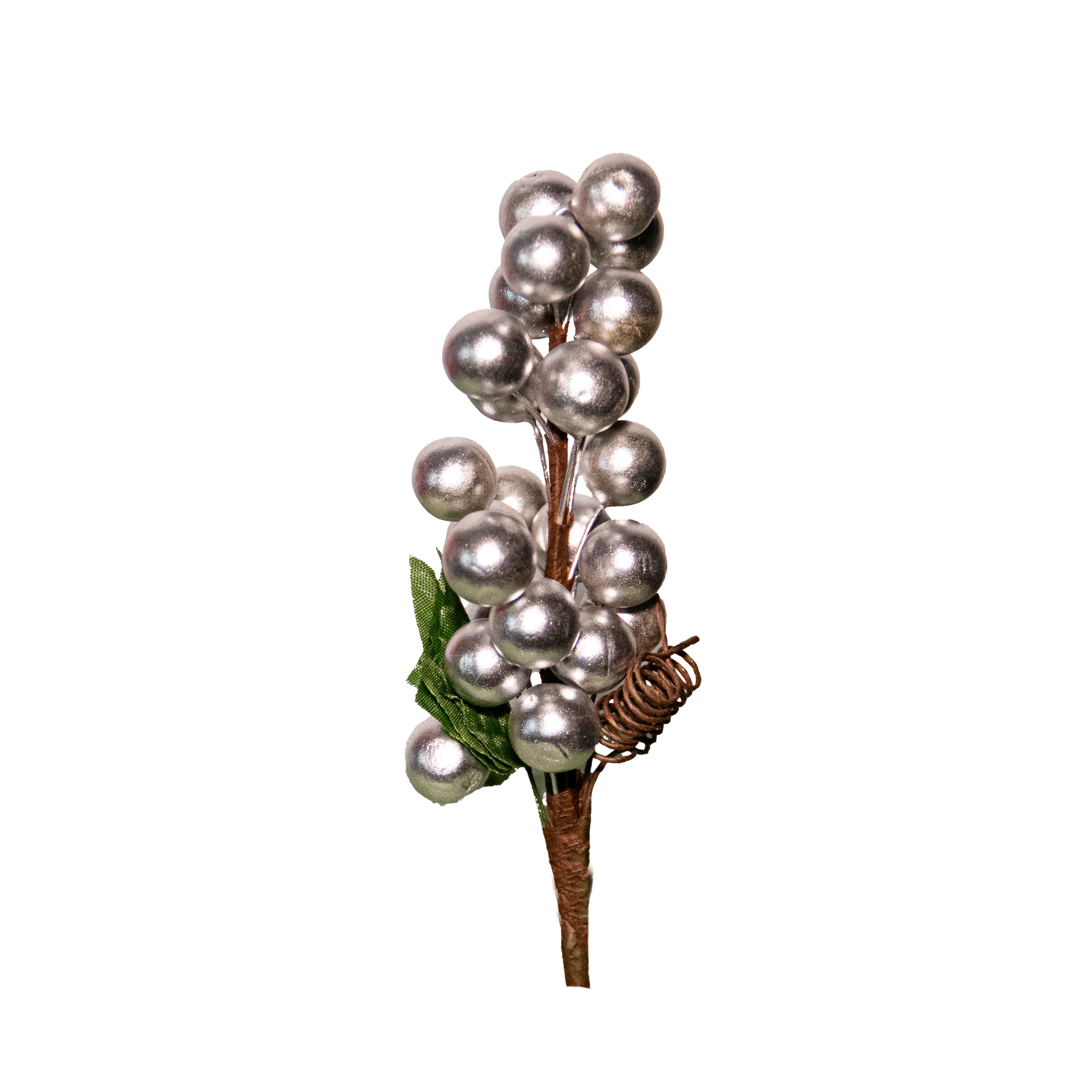 Berry (Waterproof), Pick 10" Silver w. Brown Vine