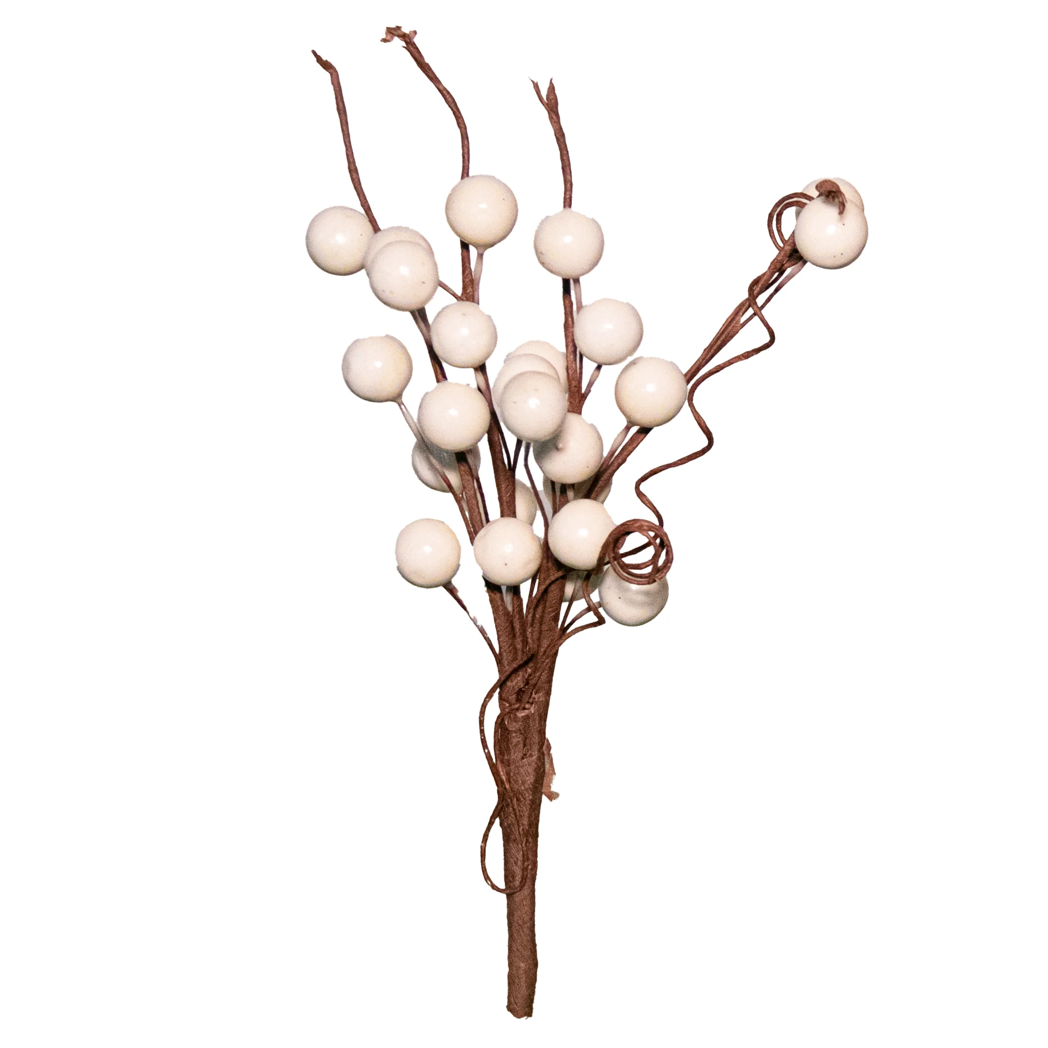 Berry (Waterproof), Pick 10” White w. Brown Vine