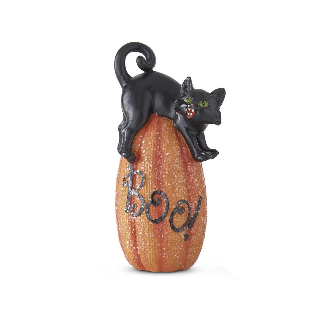 Black Cats on Glittered Pumpkins (3 styles - sold individually) - Image 3