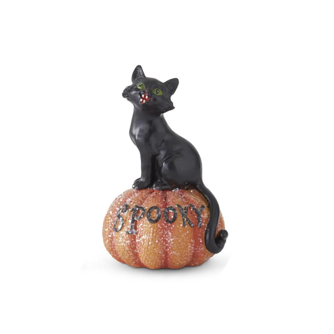 Black Cats on Glittered Pumpkins (3 styles - sold individually) - Image 4