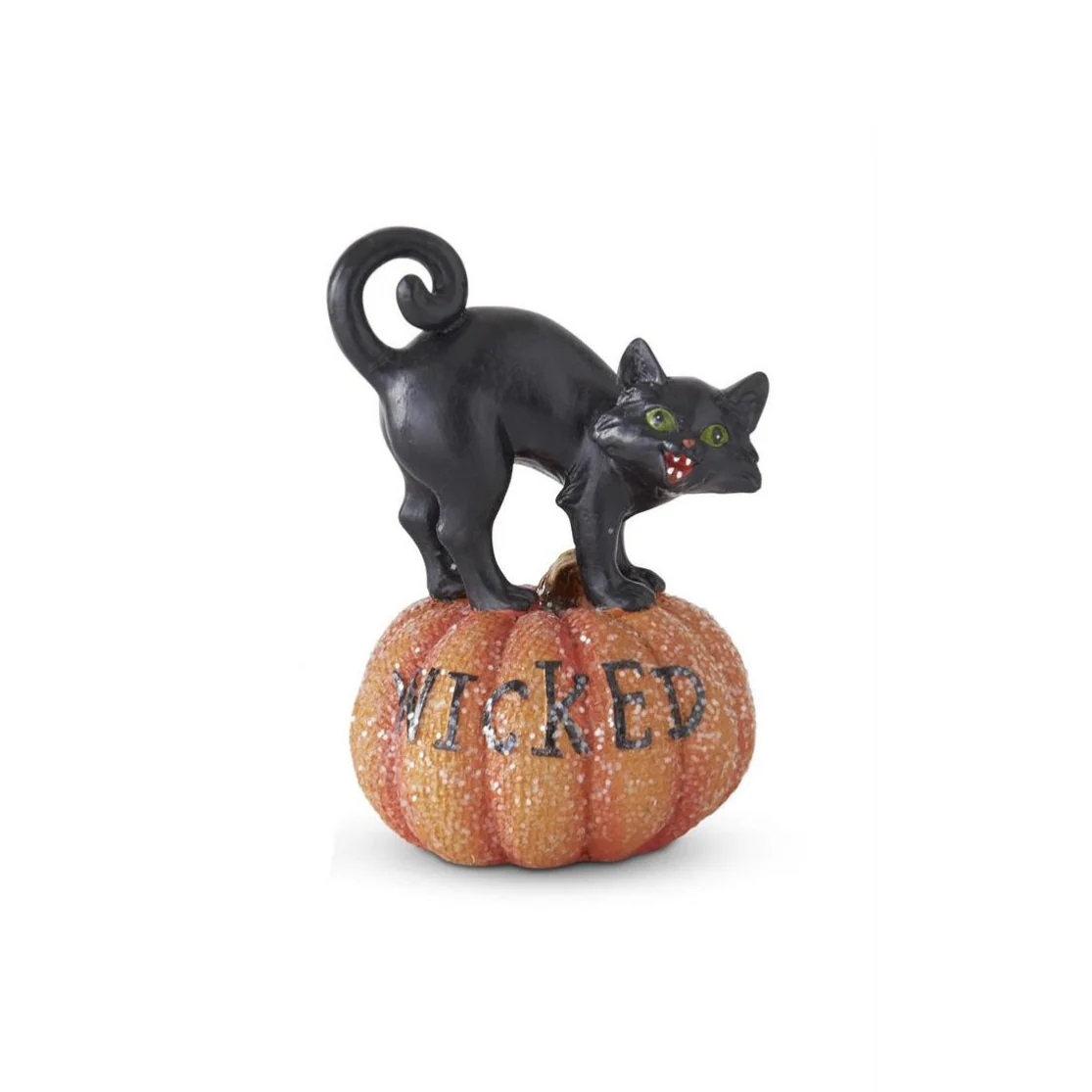 Black Cats on Glittered Pumpkins (3 styles - sold individually) - Image 5