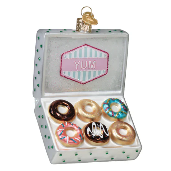 Box Of Donuts Ornament, 4.75" - Image 2