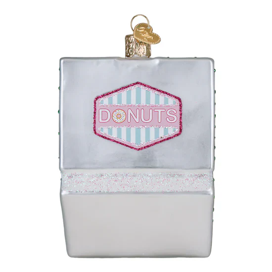 Box Of Donuts Ornament, 4.75" - Image 3