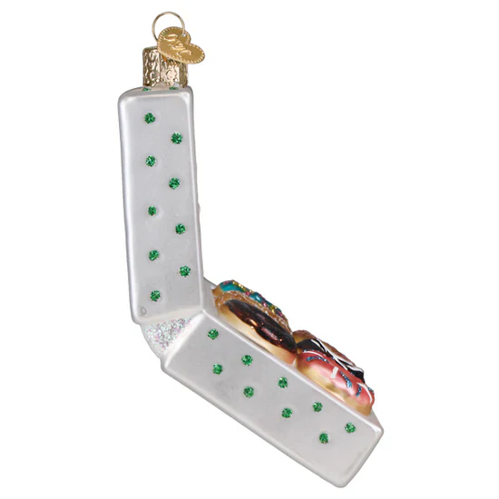 Box Of Donuts Ornament, 4.75" - Image 4