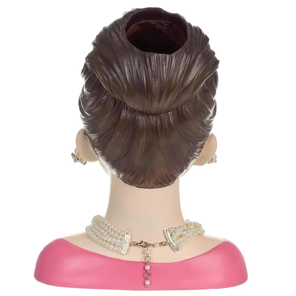 Bubble Gum Lady Planter, 11.5" (Pink	) - Image 3