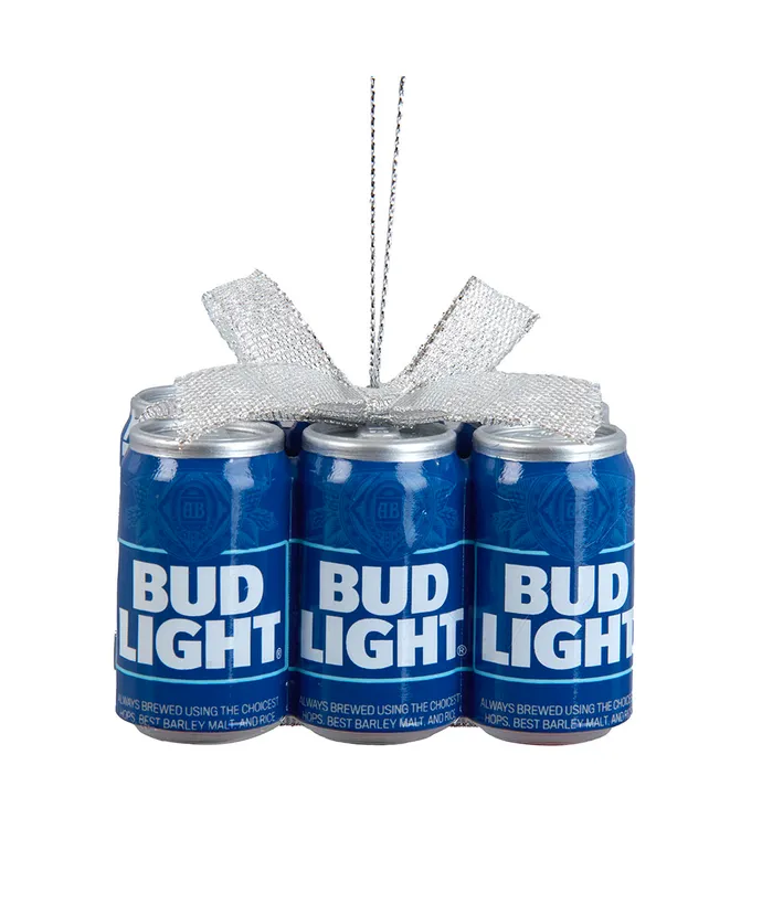 Budweiser® Bud Light 6-Pack Cans Ornament