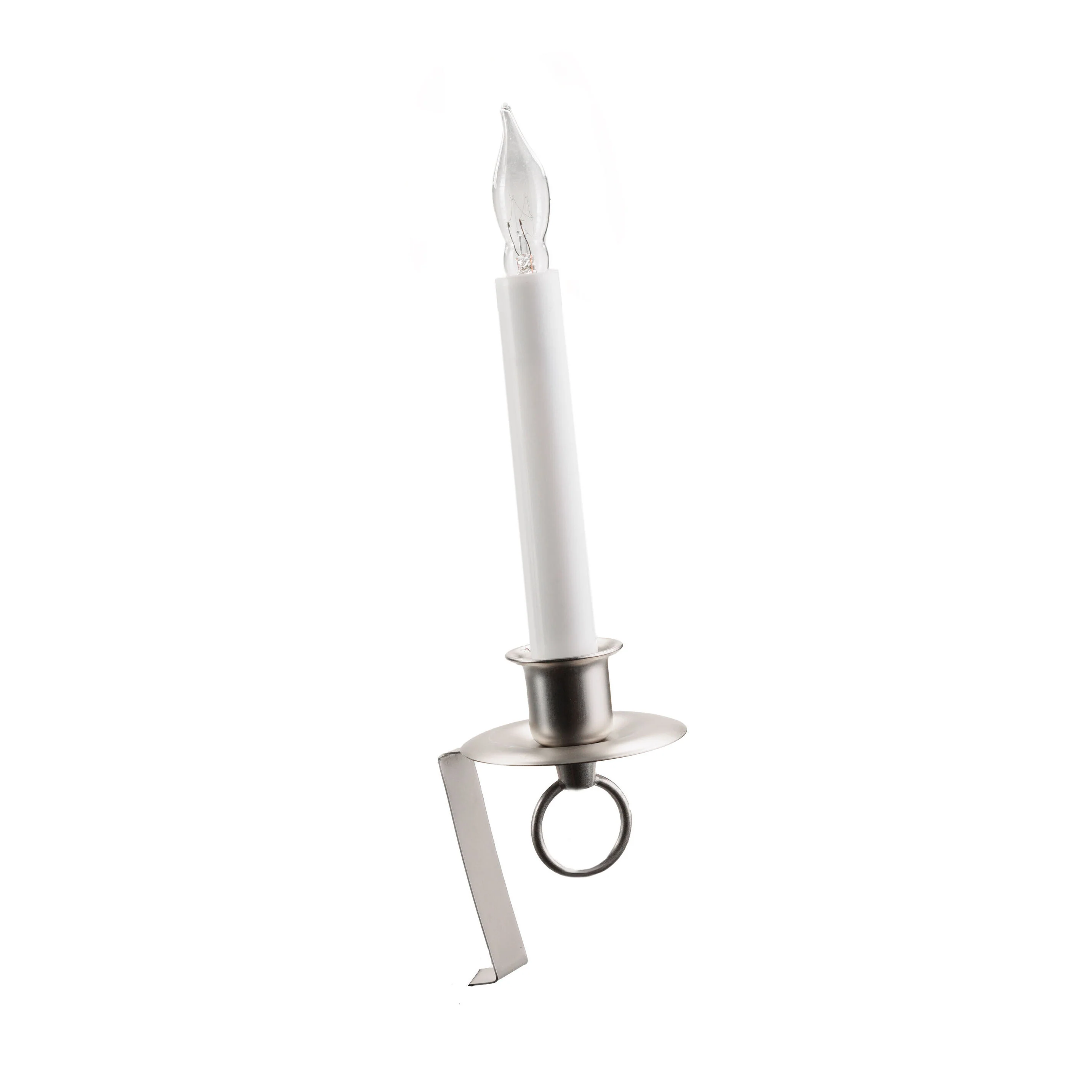 Cambridge Bracket Pewter LED Bulb Candle W/ Sensor, 12" (Set of 4) - Image 3