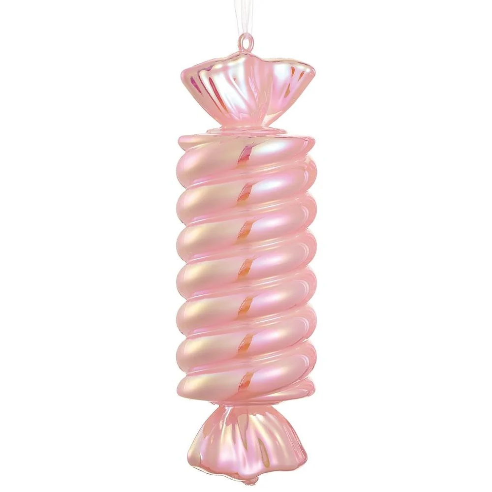 Candy Ornament, 12" (Peach Iridescent) (2 styles - sold individually) - Image 2