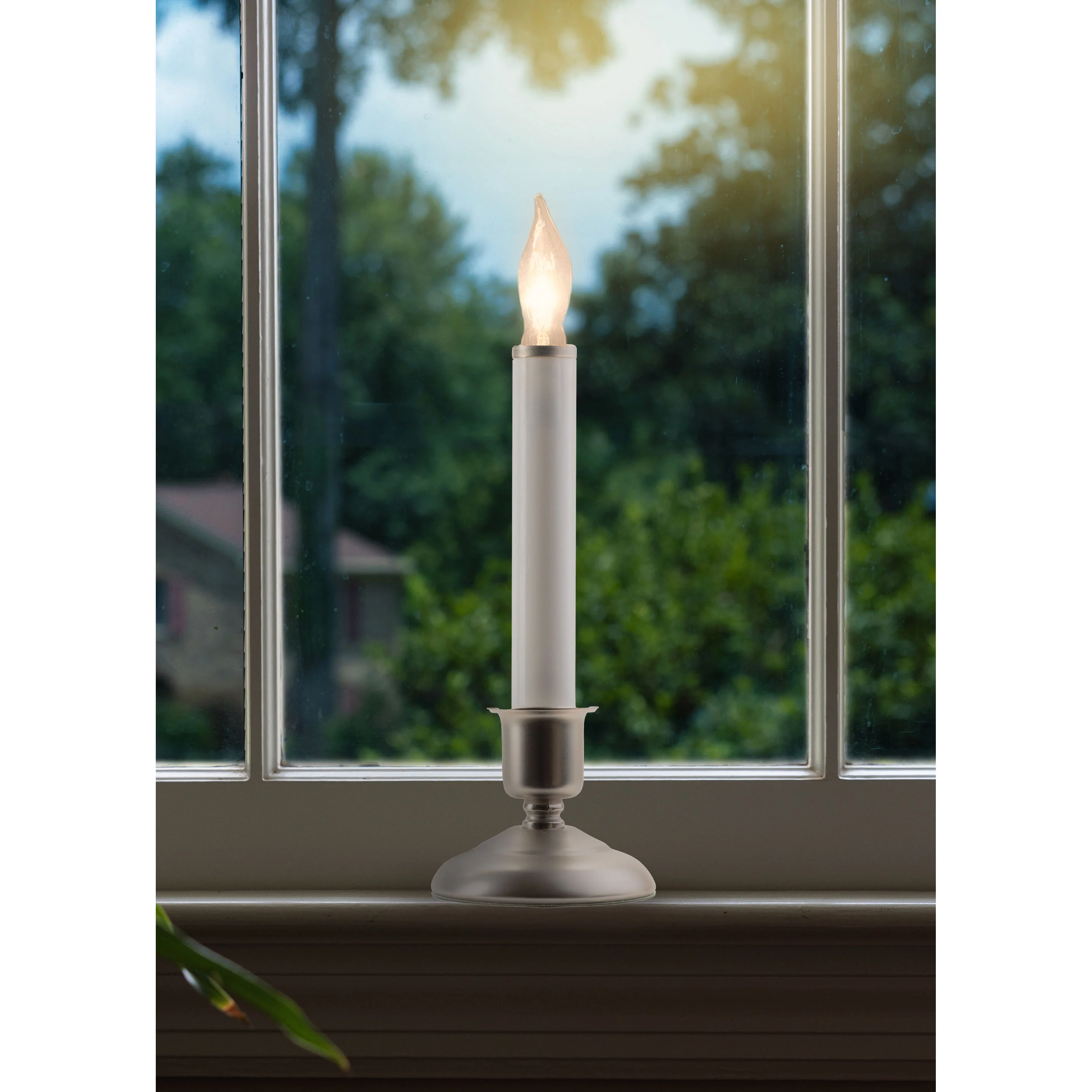 Cape Cod Pewter Cool Burn Bulb Candle, Steady Burning, 9" (Set of 4) - Image 2