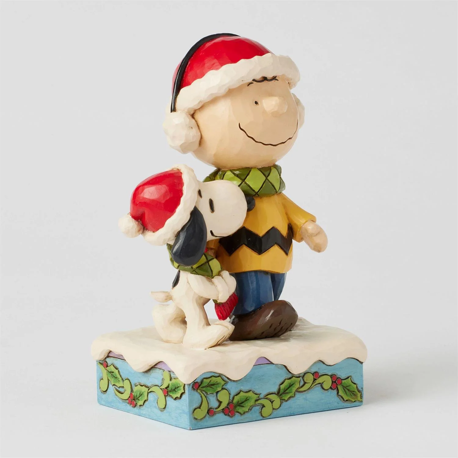 Charlie & Snoopy Wearing Scarf Figurine - Image 2