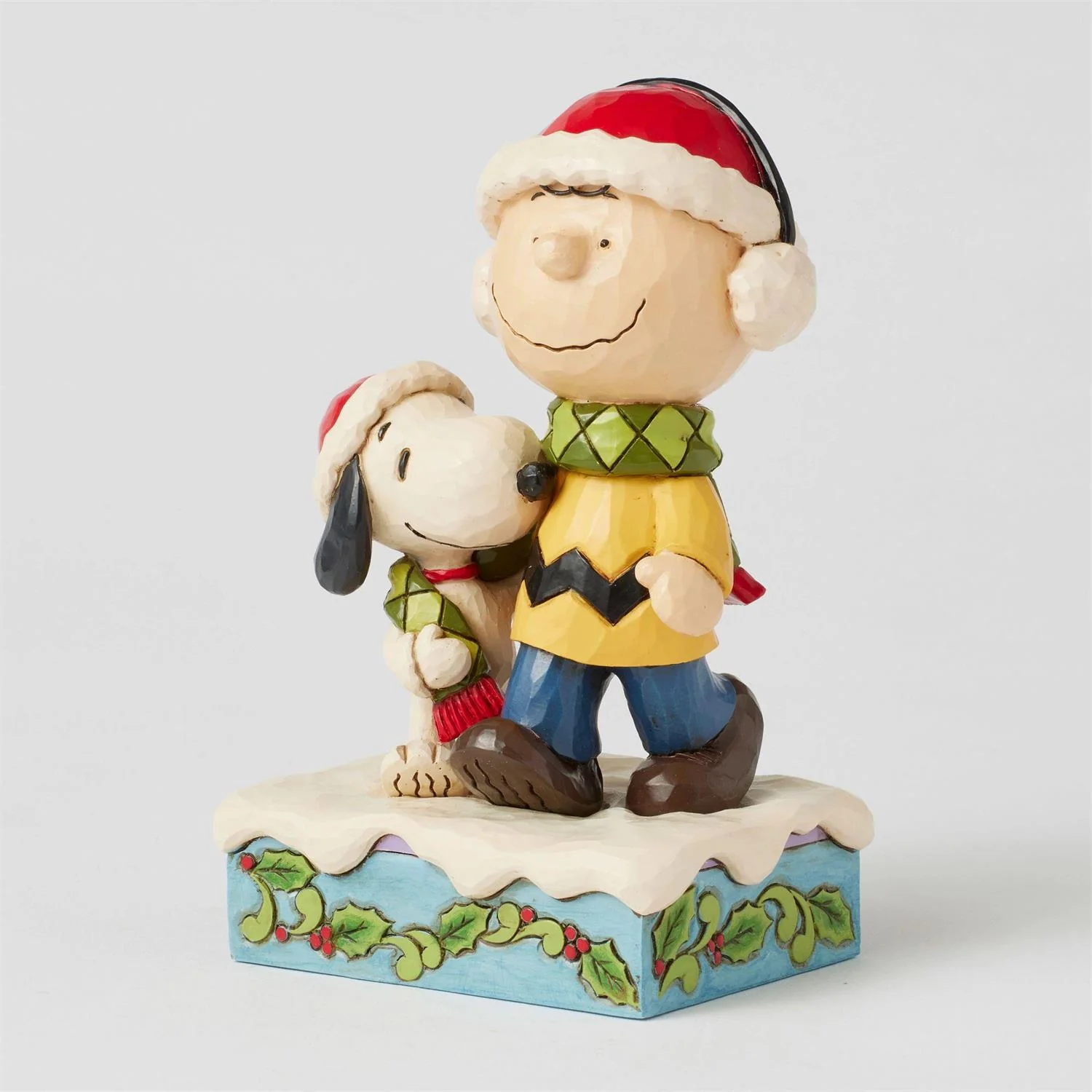 Charlie & Snoopy Wearing Scarf Figurine - Image 3