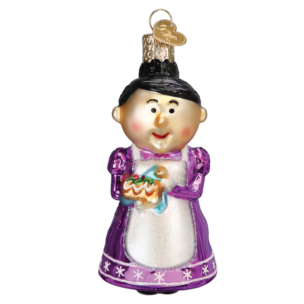 Cheery Mrs. Claus Ornament - Image 2