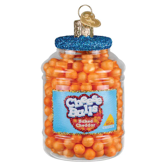 Cheese Balls Ornament, 3.5" - Image 2