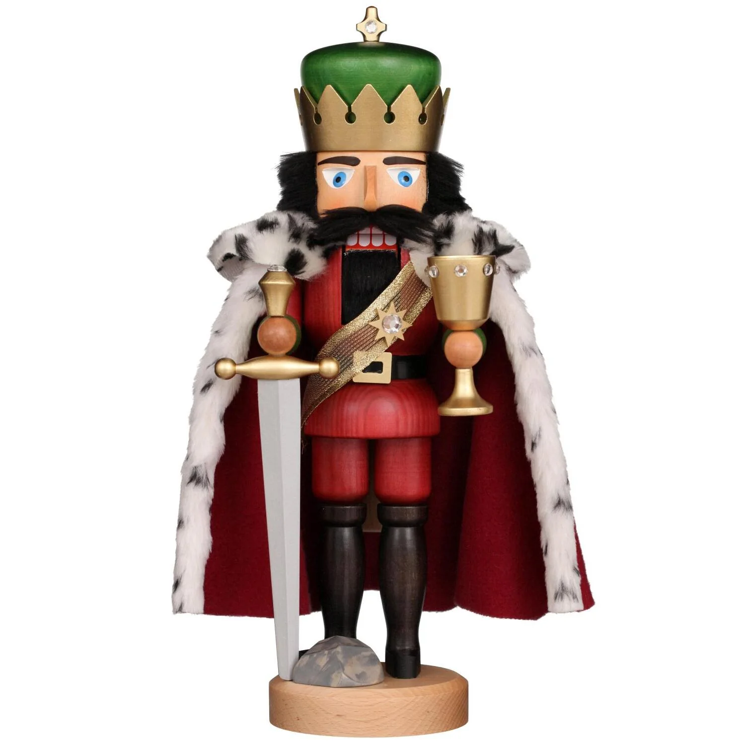 Christian Ulbricht Nutcracker - King Arthur Figurine, 15.75"