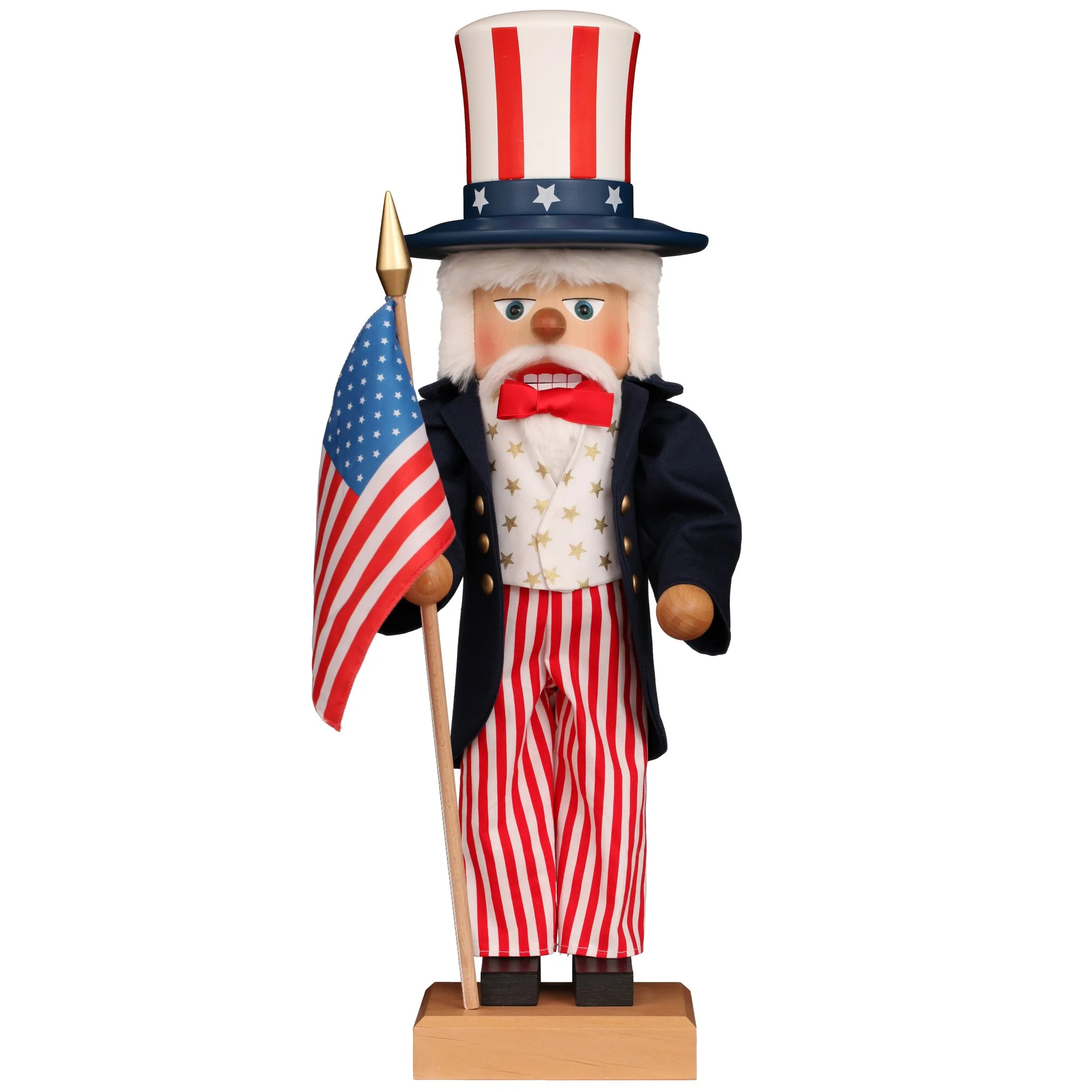 Christian Ulbricht Premium Nutcracker Figurine -  Uncle Sam, 20.5"