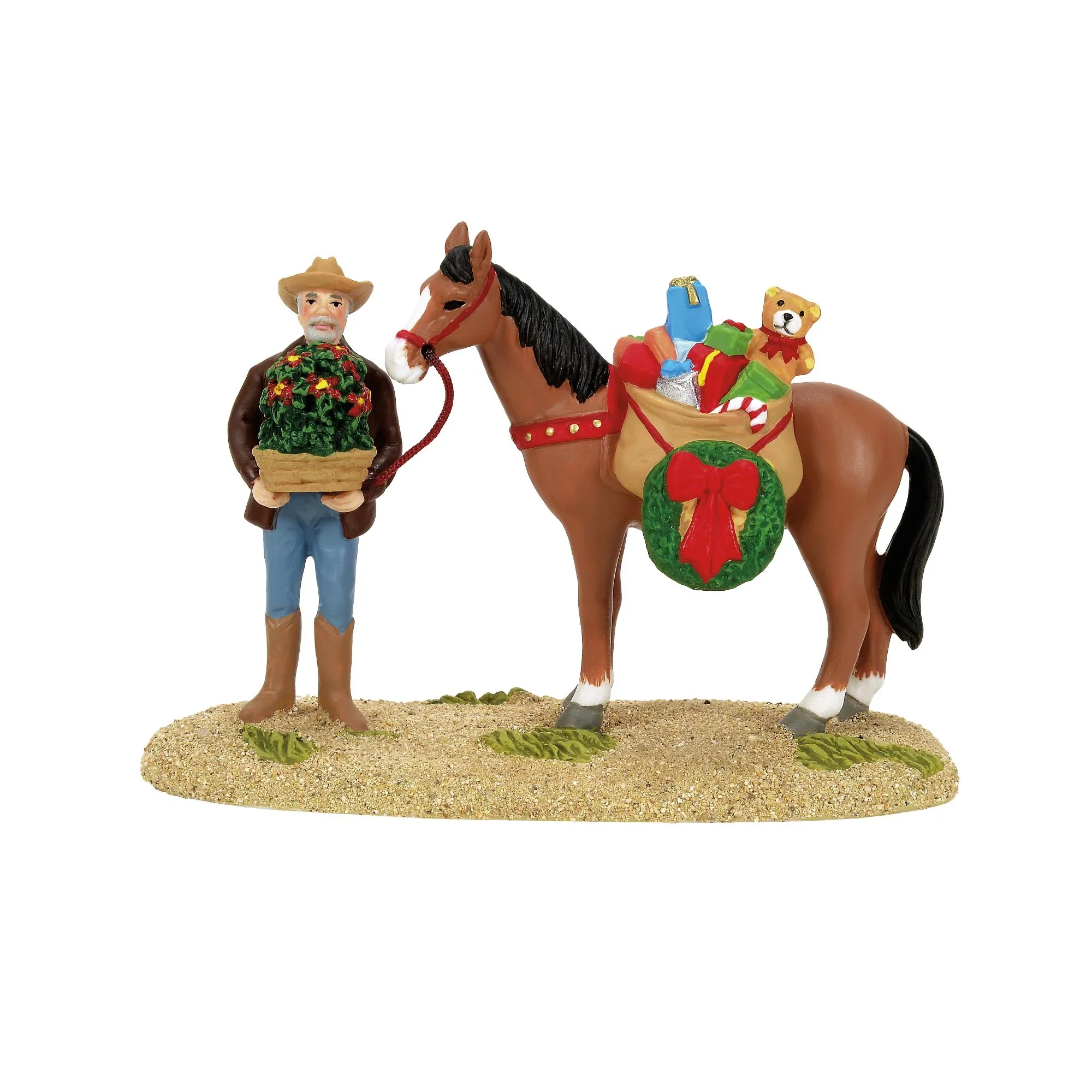 Christmas Canyon - The Cowboy Pastor Figurine, 2.7"